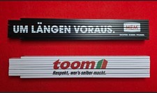 2 Zollstöcke Maßstäbe aus