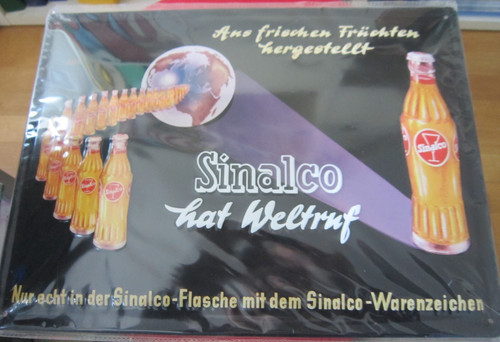 Blechschild sinalco x - blechschild, 29