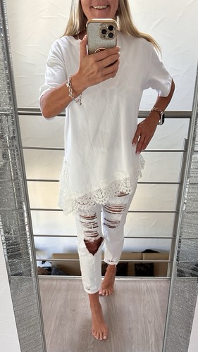 Vintage damen shirt spitze - damen,