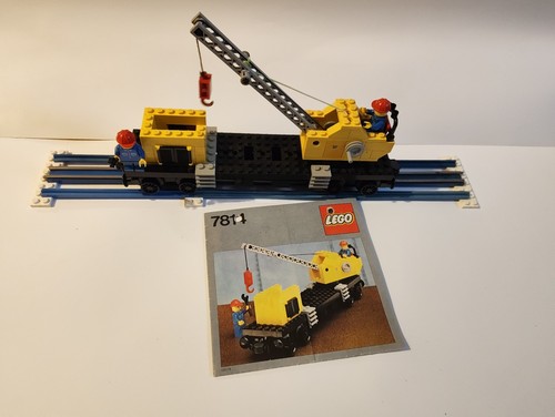 Lego 7814 kranwagen bahn - v,