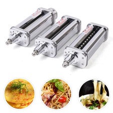 KitchenAid Artisan Nudelblatt Roller & Cutter Edelstahl Nudelvorsatz Pastaaufsat