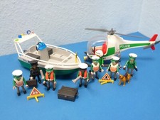 Zollboot Hubschrauber Polizei Figuren zu Hafen 4471 70769 Playmobil 2363