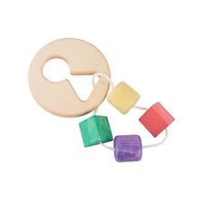 Fädel-Formen Bio-Greifling Holz BabySpielzeug Nic 64586.1 Made in Germany