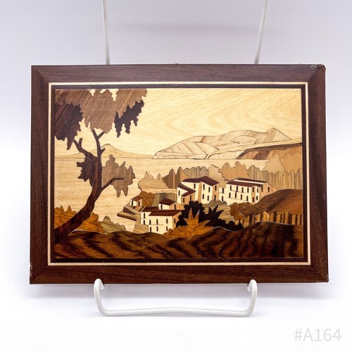 Vintage intarsienbild holzbild - vintage,