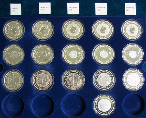 16x silbergedenkmünzen - 16x, 10€