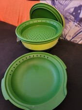 Tupperware Dampfgarer Für Mikrowelle inkl. Kochbuch+Bedienungsanleitung