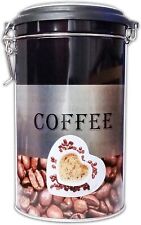 KAFFEEDOSE Metall 19cm Blechdose Teedose Dose Kaffee Vorratsdose Aromadose 25