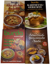 8 ältere burda Kochbücher