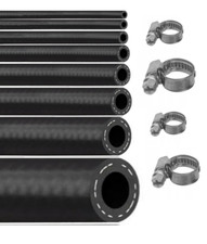 Kit 1 Meter Benzinschlauch mit 4St. Schlauchschellen Kraftstoffschlauch 20Bar