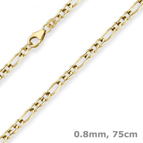 4mm figarokette goldkette - 3,4mm,