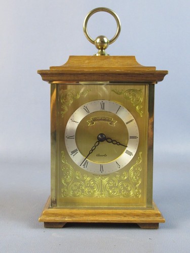Uhr aus tabelle holz messing - uhr,