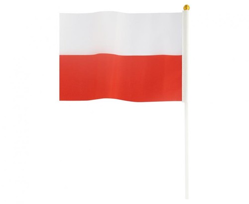 Polnische flagge 30x45cm - 30x45cm, mit