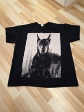 Dobermann Tshirt Schwarz Dobermann Hund Tshirt Größe L Hundemotiv