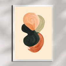 Premium Wandbild A4 abstrakt