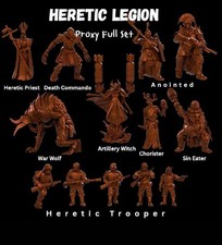 Trench Crusade Compatible Heretic Legion Proxy Set Mit Base