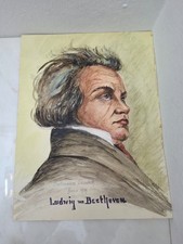 Altes Original Aquarell