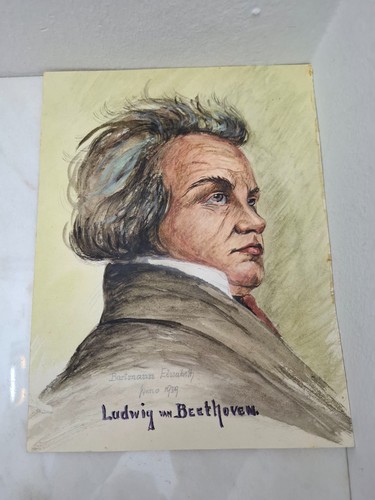 Altes original aquarell - altes,