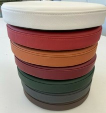 Lederkissen Rundkissen