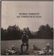 George Harrison All Things Must Pass POSTER, HARDCOVER NEAR MINT Vinyl LP-Box