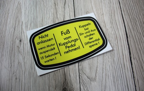 Deutz aufkleber fuß vom - deutz,