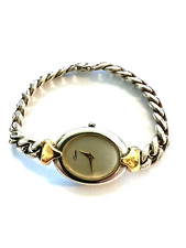 Franz Scheurle 925 Silber Damenarmbanduhr Quinn Quarz teilvergoldet Swiss Movt