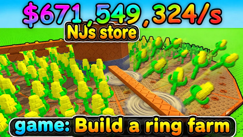 Roblox build ring farm - a,