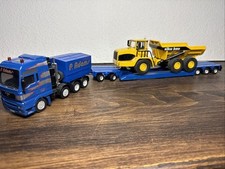 Siku 3931 MAN Schwertransport P. Adams + 3526 Volvo Dumper Truck 1:50 Top !!!