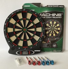 Winmau Ton Machine Soft Plastic Tip Darts - Electronic Self Scoring Dartboard 