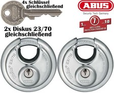 2x ABUS Diskus Vorhangschloss