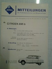 Citroen Ami 6 Aral Mitteilungen  