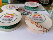 Deko AS Geschenkband Bordüre - Weihnachtliche Symbole, selbstklebend