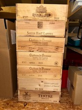 3 leere 6er Weinkisten