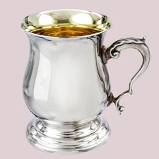 Tasse becher teilvergoldung - becher,