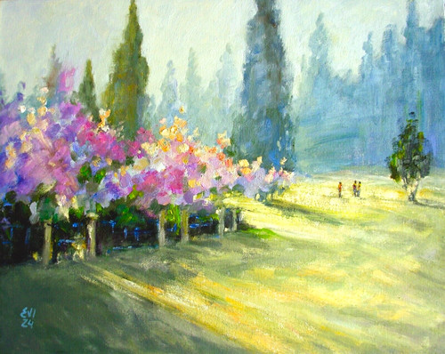 Blüte original ölgemälde - blüte,