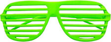 PARTY FASHION - Atzenbrille, Neon Bad Taste Outfit Fasching Oversize Brille Grün