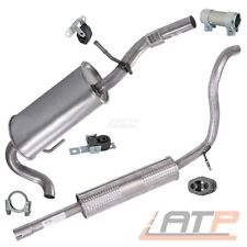 AUSPUFFANLAGE MITTELSCHALLDÄMPFER ENDSCHALLDÄMPFER FÜR SEAT AROSA 6H 1.0 1.4