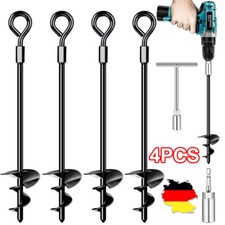 4er Erdanker Bodenanker Schaukel-Anker Setlang Befestigungsanker Erdnagel Anker