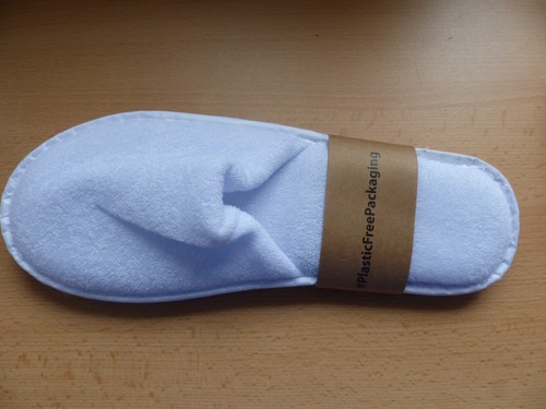 1paar hotelschlappen mit - 1paar,