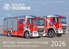 Kalender Berliner Feuerwehr-Fahrzeuge 2026