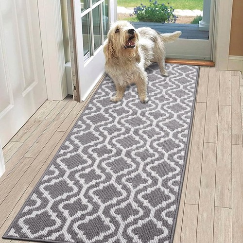 Teppich läufer grau 60x180cm - teppich,