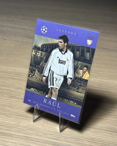 Topps raúl gonzález blanco - raúl,
