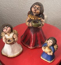 3 Original Thun Bozner Bozener Engel Rot Weiß Blau 2x Kerzenhalter 1x mit Herz