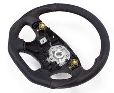 Abgeflacht Lederlenkrad