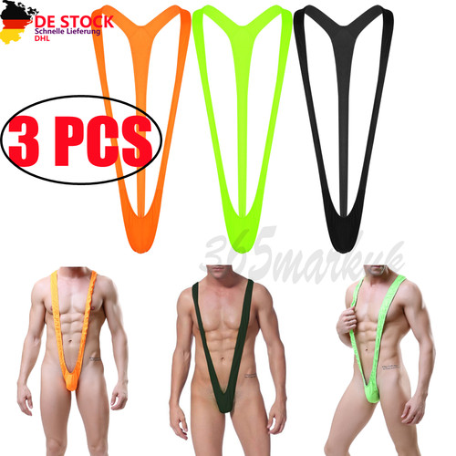 3er set borat mankini - set,