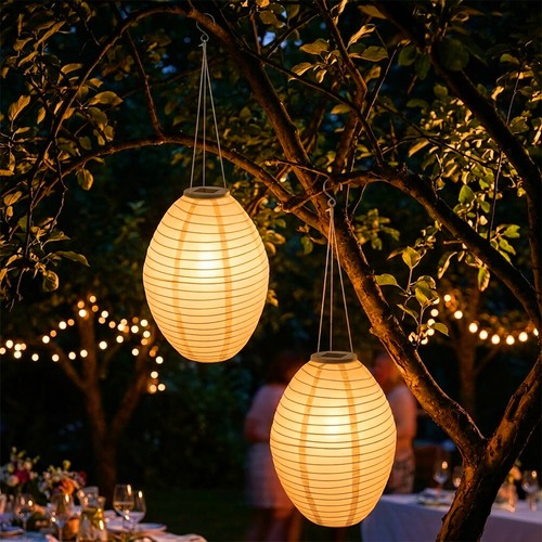 Solar nylon lampion oval x - nylon, 33