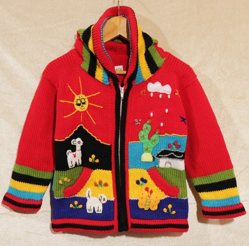 Kinder strickjacke rot - kinder,