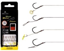 Mikado Method Feeder Rig CHINU monofil/geflochten komplett Vorfach 8er-Pack