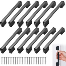 12x Möbelgriffe schwarz