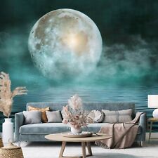 Fototapete Vollmond Mond Meer