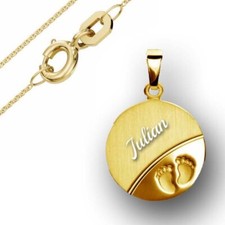 Anhänger mit Babyfüßen-Echt